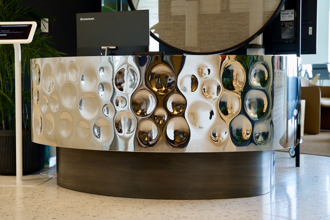 Deloitte reception desk