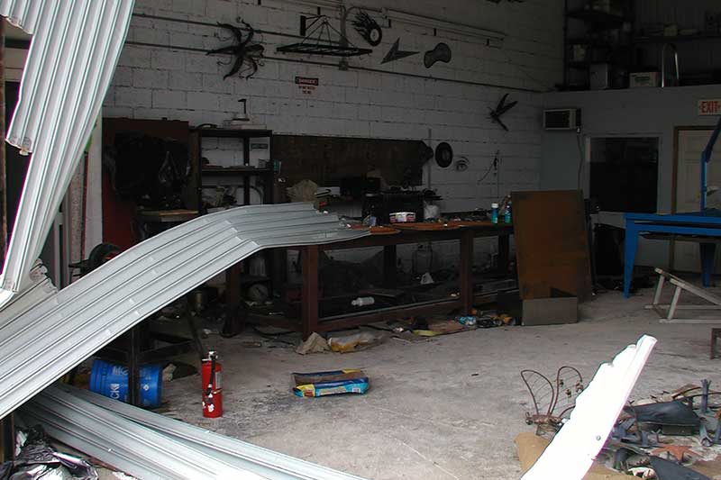 After Hurricane Ivan - Old Workshop Image 1 - Artisan Metal Works